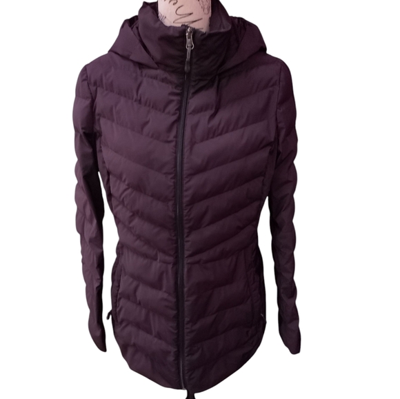 32 Degrees Women's Plum Puffer Jacket - Picture 1 of 5